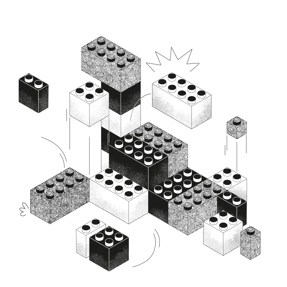 Illustration of shared knowledge and connected documents